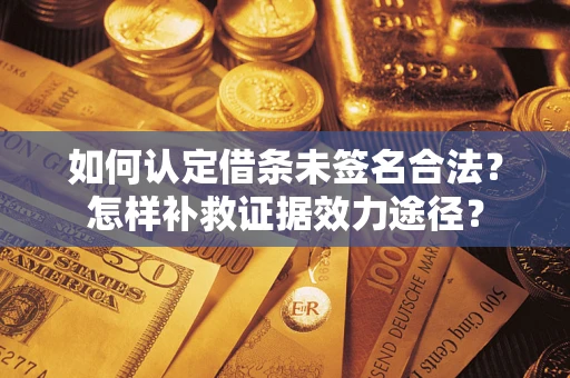 北京如何认定借条未签名合法?怎样补救证据效力途径? 北京如何认定借条未签名合法?怎样补救证据效力途径?