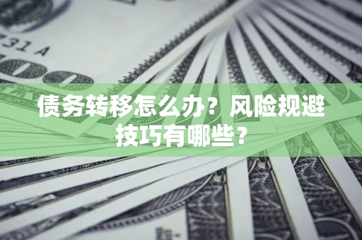 北京债务转移怎么办?风险规避技巧有哪些? 北京债务转移怎么办?风险规避技巧有哪些?