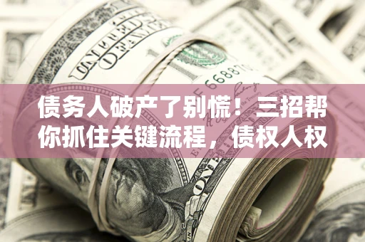 北京债务人破产了别慌!三招帮你抓住关键流程,债权人权益不再缩水 北京债务人破产了别慌!三招帮你抓住关键流程,债权人权益不再缩水